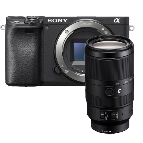 Sony A6400 body zwart + 70-350mm F/4.5-6.3 G OSS