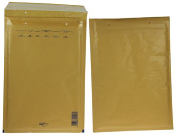 Esselte Luchtkussenenveloppen Ft 230 x 340 mm met stripsluiting bruin doos van 100 stuks