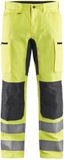 Blåkläder High Vis broek met stretch 1585-1811 - HIgh Vis Geel/Medium Grijs - D120