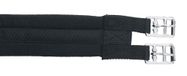 Kerbl Zadelriem, gevoerd, rolgespen, katoenen riem, zwart, 100-140 cm