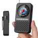Radio portable - AM/FM - Bluetooth - Carte TF - Mini radio de poche avec clip de ceinture - Rechargeable 800 mAh