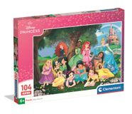 Clementoni Disney Princess Supercolor Collectie Legpuzzel 104 Stukjes