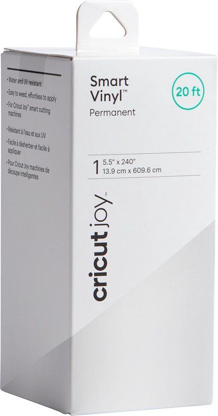 Cricut Joy Smart Vinyl Permanent - Wit - 14x610cm
