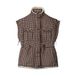 POM Amsterdam geruite bodywarmer - bruin