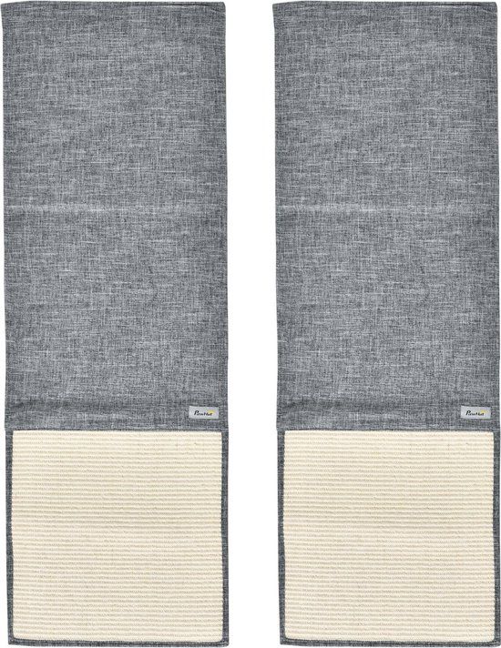 PawHut Krabmat set van 2 D30-463-1 - Grijs - 130 x 45 x 0.3 cm