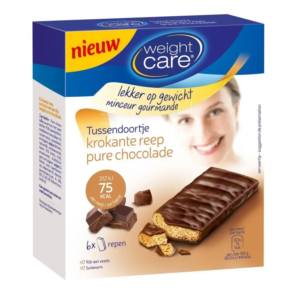 Weight Care Tussendoortje Chocolade (102 gr)