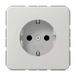 Jung SCHUKO®-wandcontactdoos, 16 A 250 V ~, SAFETY+, thermoplast, serie CD, lichtgrijs