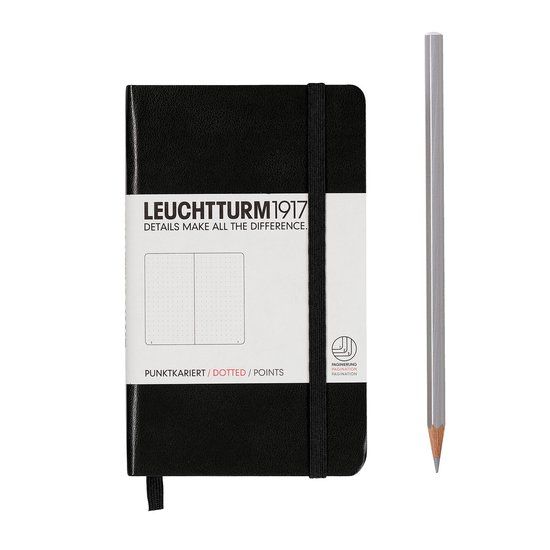 Leuchtturm1917 Notitieboek - Pocket - Puntjes - Zwart