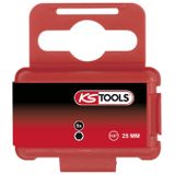 KS Tools 918.3402 1/4" TORSIONpower Bit binnenzeskant, 25mm, 3mm, 5 per pak