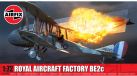 Airfix Modelbouwpakket Vliegtuigen - 02101 Royal Aircraft Factory BE2C - WWI Brits Verkenningsvliegtuig - Propellervliegtuig Plastic - 1:72 - Modelbouw