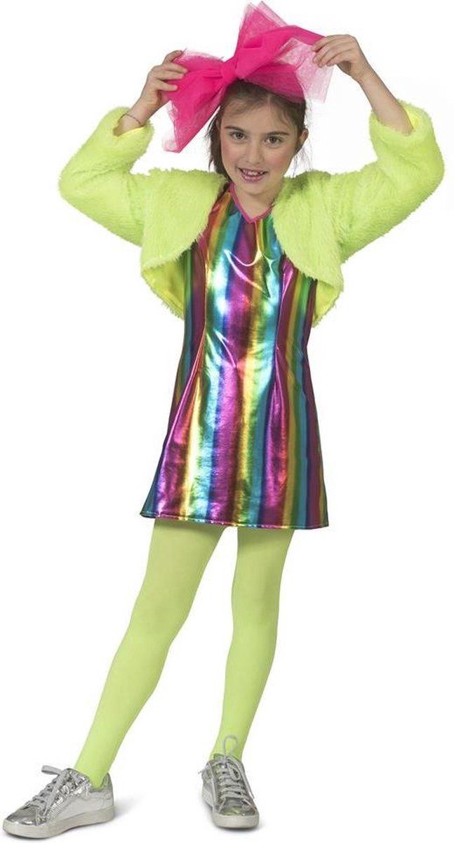 Funny Fashion Kostuum Regenboog Rany Meisjes Maat 116
