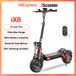 Iscooter Ix8 12 Inch Trottinette électrique 2400W Double moteur Tout terrain Scooter 20Ah 60 km/h Trottinettes 70 km Portée maximale Trottinettes pliables