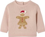Vertbaudet Kersttrui voor babymeisjes met koekjesmotief