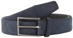Tom Tailor - TTLOGAN suède riem met vierkante gesp - Maat 105 - navy uni