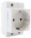 Prise Schuko modulaire, 230 V, 16 A, pour montage sur rail MSD XBS 9008