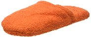Excelsa pantoufles de bain chaudes pour femmes, éponge, orange, 27,5 x 11 x 3 cm