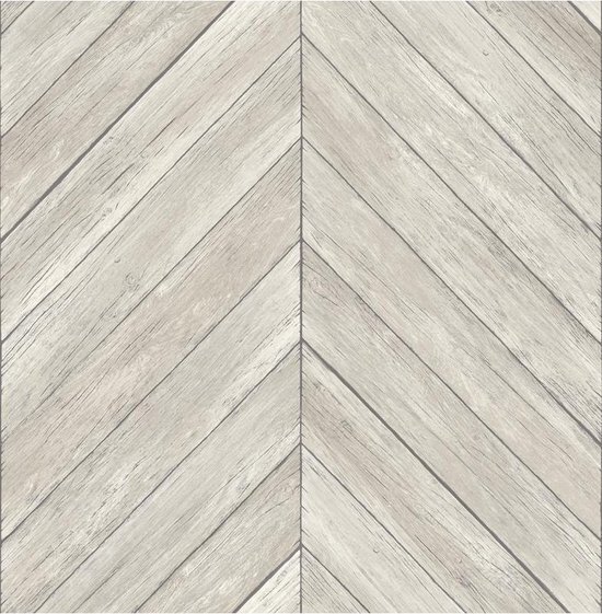 Dutch Wallcoverings Restored Parisian Parquet beige behang vliesbehang beige