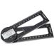 Dasqua 1804-6771 Rapporteur d'angle numérique pour scies à onglets 280 mm 360 °