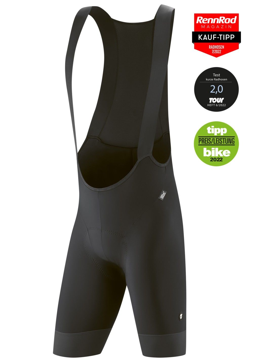 Gonso SQlab Go Bib Shorts with Pad Men - Black