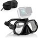 MOJOGEAR Duikbril met GoPro mount en case - Zwart