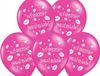 Ballons roses pour une fête de célibataire, 1 pièce.