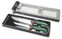 Set de couteaux professionnels, 2 pièces, 22 cm et 16 cm, acier inoxydable