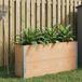 Maison Exclusive - Jardinière haute, marron, 150 x 30 x 72 cm, en WPC et aluminium