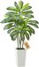 VEVOR Kunstmatige Dracaena Boom 1,52m Kunstplant met Witte Pot Kunstboom