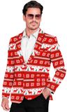 Widmann Good Vibes Xmas Colbert Man Rood XXL