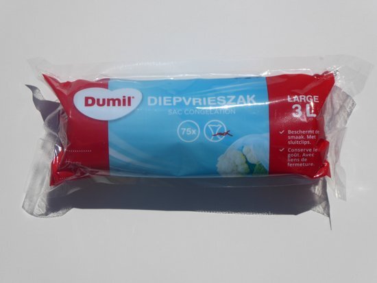 Dumil diepvrieszak - freezer bag - groot 3 liter - 450 stuks