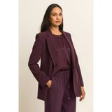 Expresso Expresso regular blazer - donkerrood