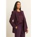 Expresso Expresso regular blazer - donkerrood