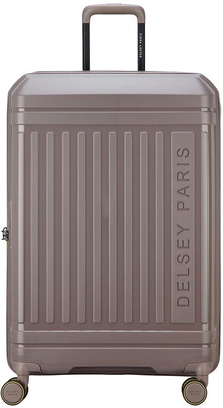 Delsey Lutece SE Spinner 76 cm - Uitbreidbaar 99/105 liter - 76x49x32/34 cm - bruin