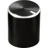 TRU COMPONENTS TC-11613884 Draaiknop Met knopmarkering Zwart (Ø x h) 10 mm x 11 mm Aluminium, Plastic 1 stuk(s)