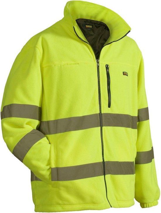Blåkläder Fleecejas High Vis Mt L Geel L