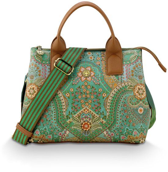 Pip Studio Fia Handtas Dames Jabali Groen