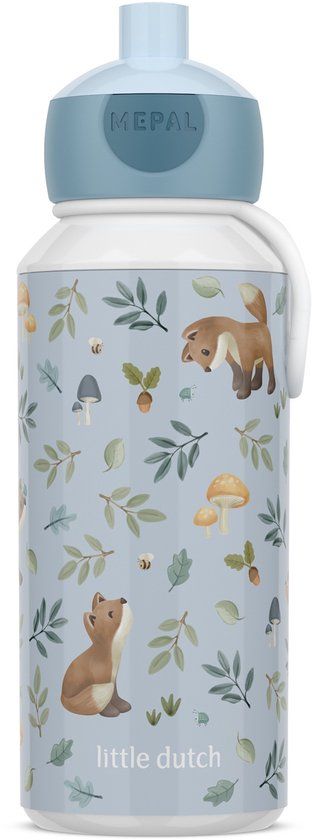 Mepal Pop-up drinkfles Campus Little Dutch - 400 ml - Forest Friends