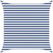 vidaXL Zonneschaduw 3 x 3 m 100% Polyester Oxford Vierkant Blauw en wit