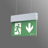 Beltrona MEXM82504ZB LED-vluchtwegverlichting Montage par chaîne