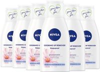 NIVEA Oogmake-Up Remover Sensitive Kamille Waterproof - 6 x 125 ml
