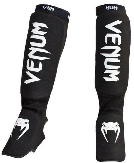 Venum Kontact Scheenbeschermers Zwart Wit XS