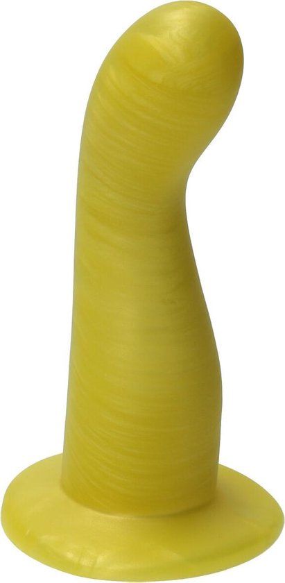 Ylva & Dite - Leda - Siliconen G-spot / Prostaat dildo - Made in Holland - Flash Gold