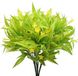Ibenzoa® Boquets de Rose du Matin décoratifs, 3 Pièces, Plantes artificielles de 30cm avec Feuilles Jaunes