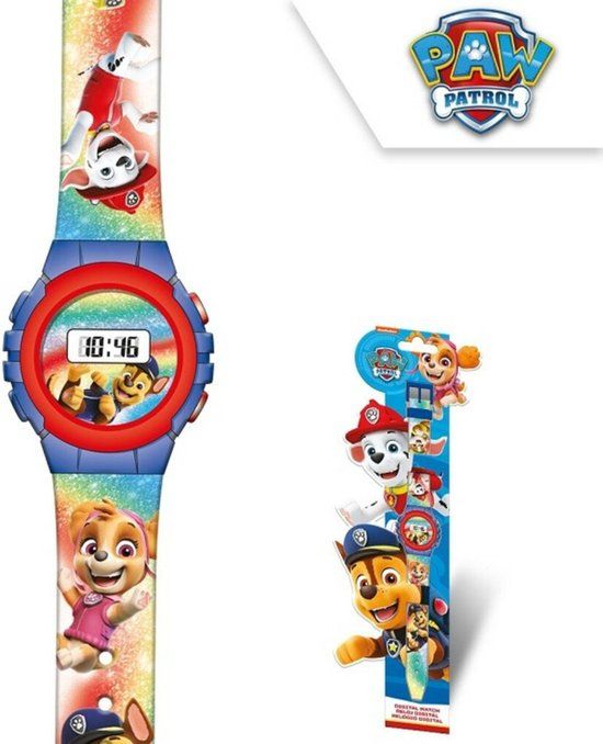 Paw Patrol Digital Watch - Red and Blue - Kids