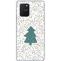 Bedrukte Samsung Galaxy S10 Lite kerstboom siliconen hoes