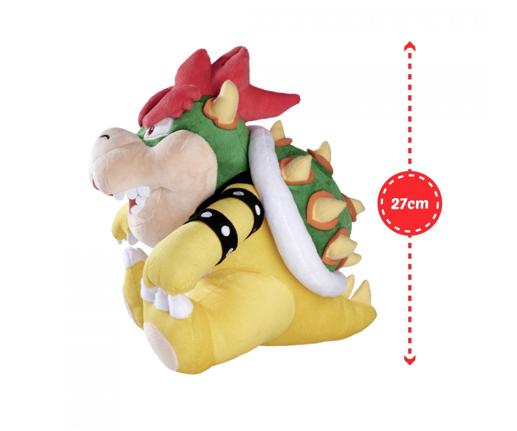 Simba Toys Super Mario Bowser Knuffel - 27cm