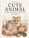 Cute Animal Coloring Book for Adults: Bold easy woodland, farm, and cozy pet pages for simple stress-relief coloring
