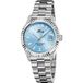 Lotus 18930/3 Polshorloge Dames Zilverkleurig Staal Blauw