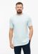 s.Oliver - T-shirt à structure en fil flammé et détail logo pour homme - Bleu clair - XXL
