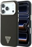 Guess - Kevlar Triangle Logo MagSafe Case for iPhone 18 Pro Max / 17 Pro Max - Brown